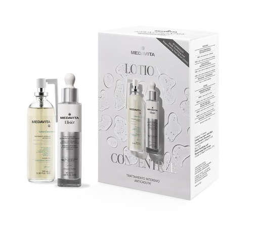 [0125106] Promo : Medavita Special Edition Lotion Concentrée Box 100ml Spray + Elisièr 50ml 