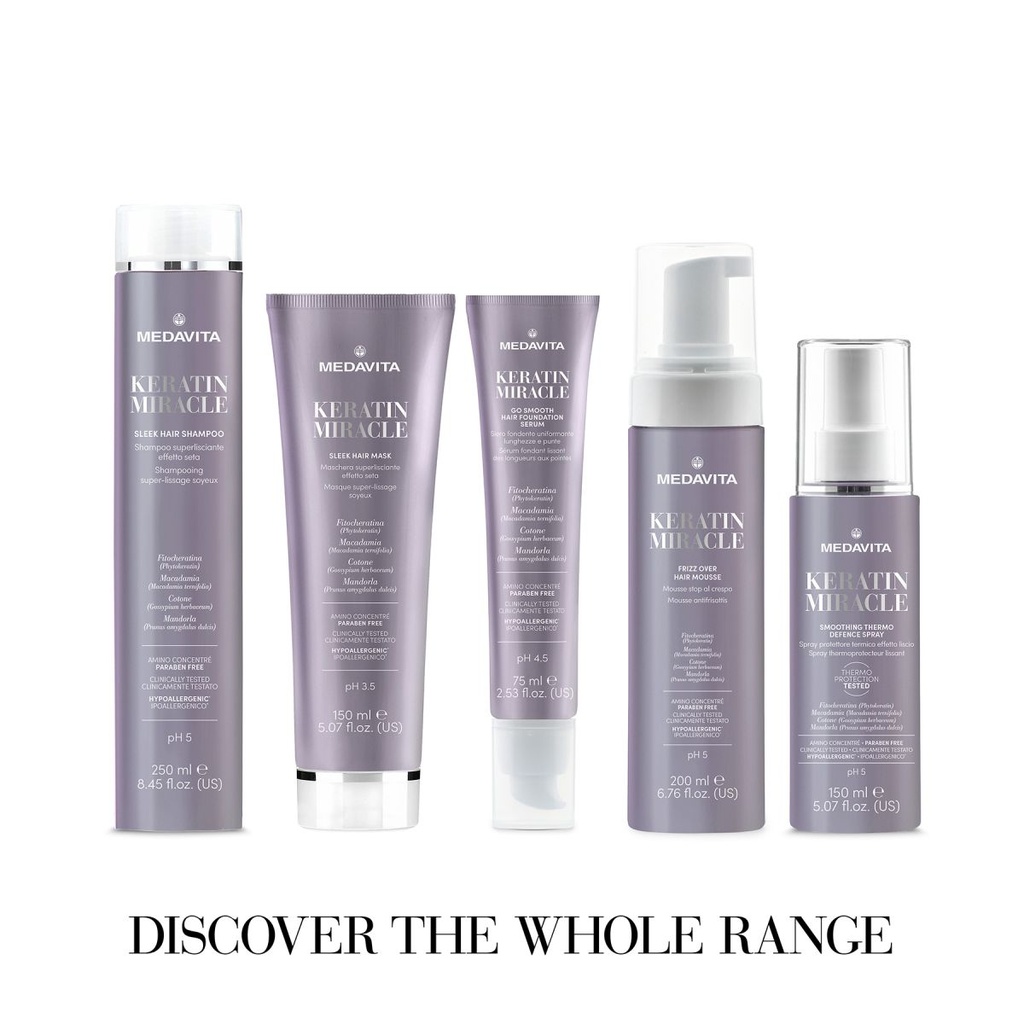 Medavita Keratin Miracle Sleek Hair Shampoo