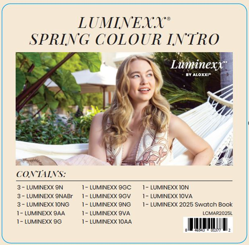 [LCMAR2025L] Startpakket: Luminexx Spring Colour Intro 2025 - 18 Tubes + New Swatch Book